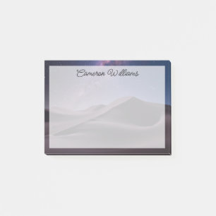Deserts Milky Way Starry Sky Sand Dune Dubai Post-it Klebezettel