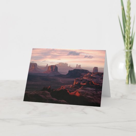 Deserts | Monument Valley Utah-Ariziona Karte (Vorderseite)