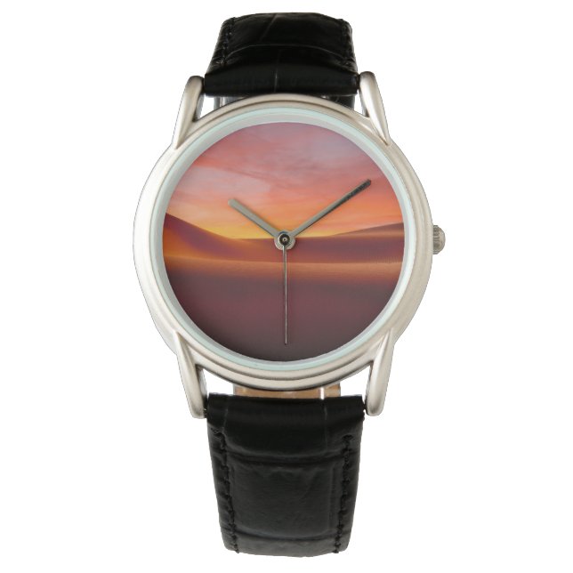 Deserts | Rolling Desert Landscape Armbanduhr (Vorderseite)