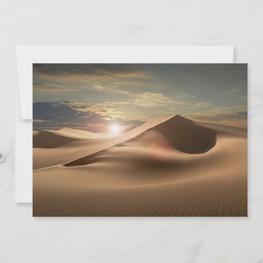 Deserts | Rub al Khali Dankeskarte (Vorderseite)