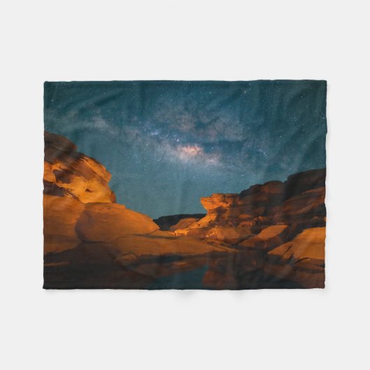 Deserts | Sam Pan Bok Night time Thailand Fleecedecke (Vorderseite (Horizontal))