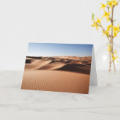 Deserts | United Arab Emirates Sand Dunes Karte (Gelbe Blume)