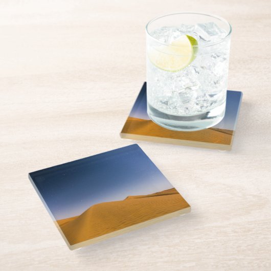 Deserts | Wahiba Sands, Oman Glasuntersetzer (Schrägansicht)