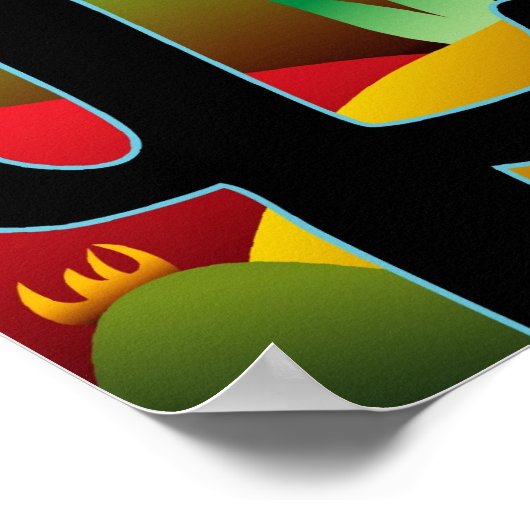 Desertscape Poster (Ecke)