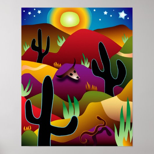 Desertscape Poster (Vorne)