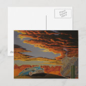 Deset Storm Postkarte (Vorne/Hinten)