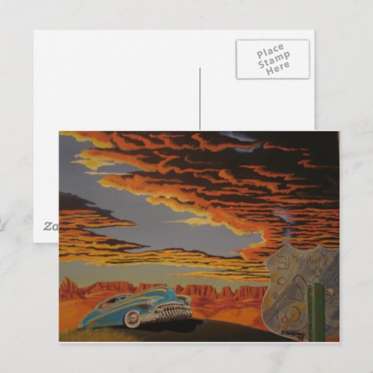 Deset Storm Postkarte (Vorne/Hinten)