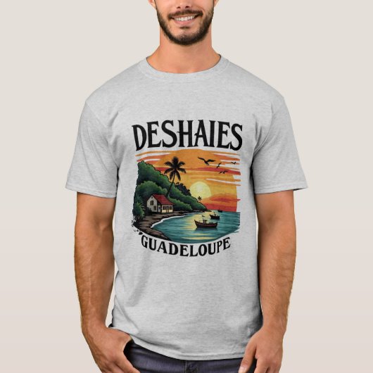 DESHAIES GUADELOUPE T-Shirt (Vorderseite)