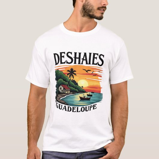 DESHAIES GUADELOUPE T-Shirt (Vorderseite)