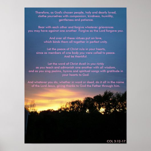 Deshalb, als Gott gewählt Poster (Vorne)