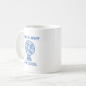 Deshalb bin ich Cool Kaffeetasse (Vorderseite Links)
