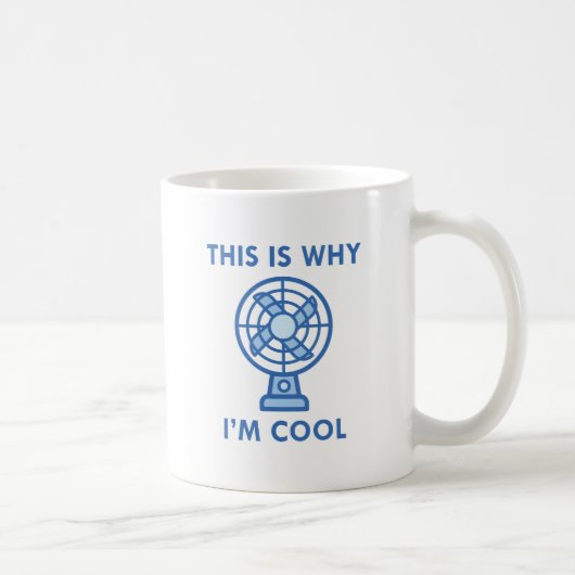 Deshalb bin ich Cool Kaffeetasse (Rechts)