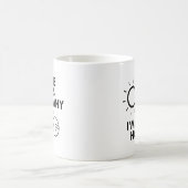 Deshalb bin ich heiß kaffeetasse (Mittel)