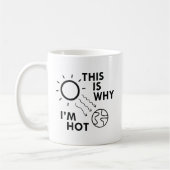 Deshalb bin ich heiß kaffeetasse (Links)