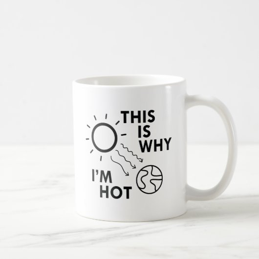Deshalb bin ich heiß kaffeetasse (Rechts)