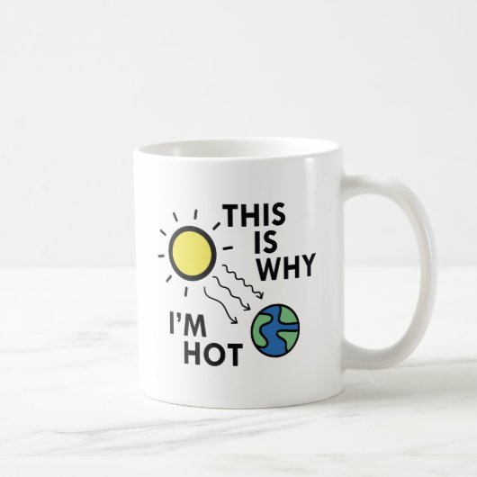 Deshalb bin ich heiß kaffeetasse (Rechts)