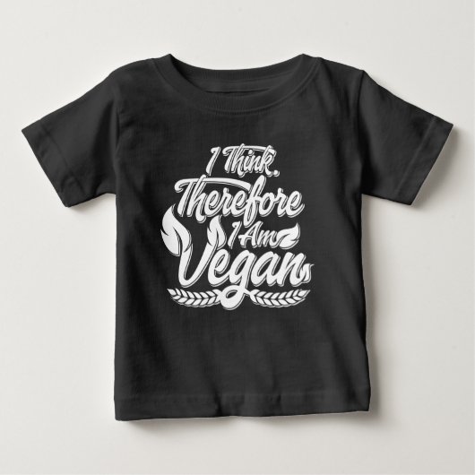 Deshalb bin ich Vegan Baby T-shirt (Vorderseite)