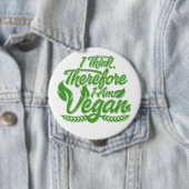 Deshalb bin ich Vegan Button (Beispiel)