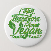 Deshalb bin ich Vegan Button (Vorderseite)