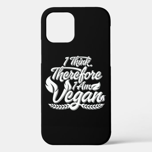 Deshalb bin ich Vegan Case-Mate iPhone Hülle (Rückseite)