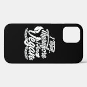 Deshalb bin ich Vegan Case-Mate iPhone Hülle (Rückseite (Horizontal))