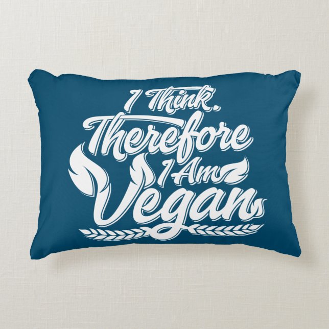 Deshalb bin ich Vegan Dekokissen (Vorderseite)