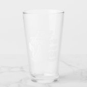 Deshalb bin ich Vegan Glas (Vorderseite)
