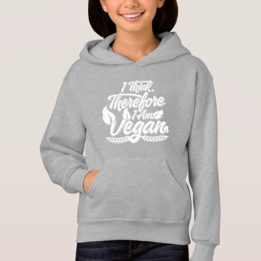 Deshalb bin ich Vegan Hoodie (Vorderseite)