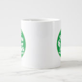 Deshalb bin ich Vegan Jumbo-Tasse (Vorderseite)