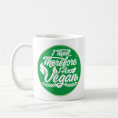 Deshalb bin ich Vegan Kaffeetasse (Links)