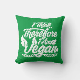 Deshalb bin ich Vegan Kissen