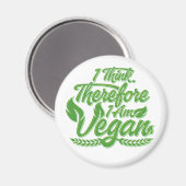 Deshalb bin ich Vegan Magnet (Vorderseite/Rückseite)