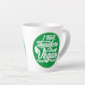 Deshalb bin ich Vegan Milchtasse (Rechte Ecke)