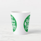 Deshalb bin ich Vegan Milchtasse (Vorderseite)