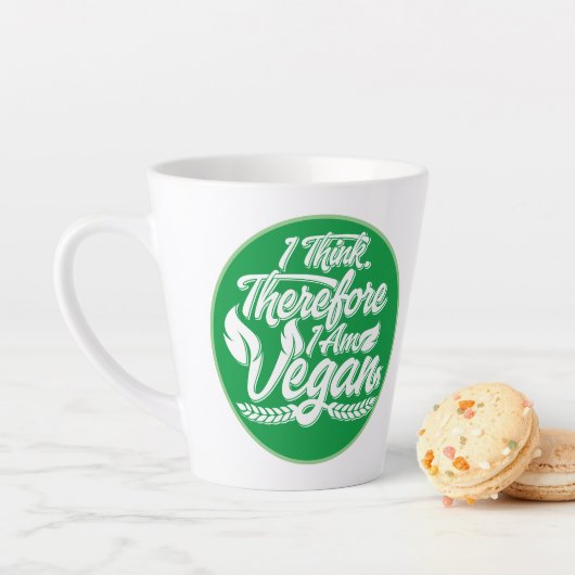 Deshalb bin ich Vegan Milchtasse (Beispiel)