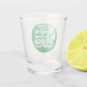 Deshalb bin ich Vegan Schnapsglas (Rückseite)