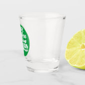 Deshalb bin ich Vegan Schnapsglas (Rechts)