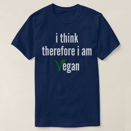 Deshalb bin ich Vegan  T-Shirt (Design vorne)