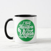Deshalb bin ich Vegan Tasse (Links)