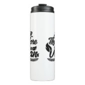 Deshalb bin ich Vegan Thermosbecher (Vorderseite)