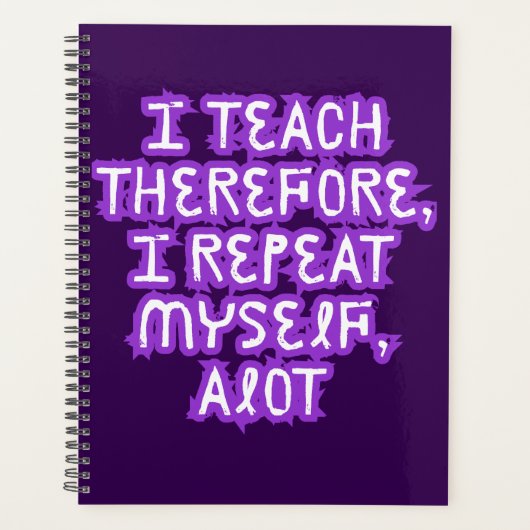 Deshalb lehre ich mich selbst planer (Vorderseite)