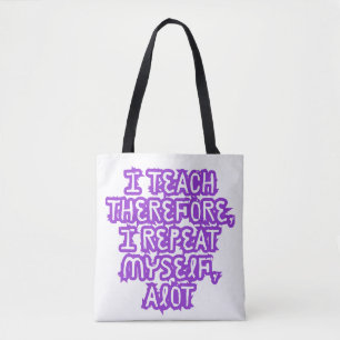 Deshalb lehre ich mich selbst tasche