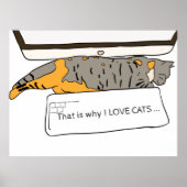 Deshalb Liebe wir Cats Poster (Vorne)