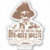 "Deshalb nennen sie dich "One-Mit Augen Willie" Aufkleber (Vorderseite)