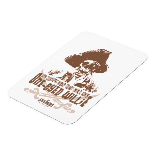 "Deshalb nennen sie dich "One-Mit Augen Willie" Magnet (Linke Seite)