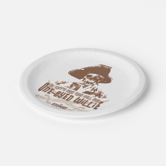 "Deshalb nennen sie dich "One-Mit Augen Willie" Pappteller (Schrägansicht)