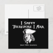 Deshalb Postkarte (Vorne/Hinten)