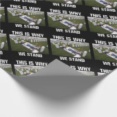 DESHALB STEHEN WIR. GESCHENKPAPIER (Ecke)