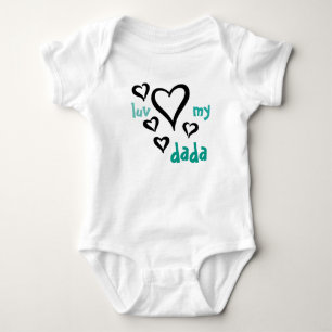 Desi Baby - Luv mein Dada 1 Strampler