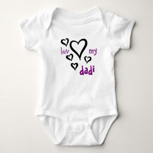 Desi Baby - Luv mein Dadi 1 Strampler